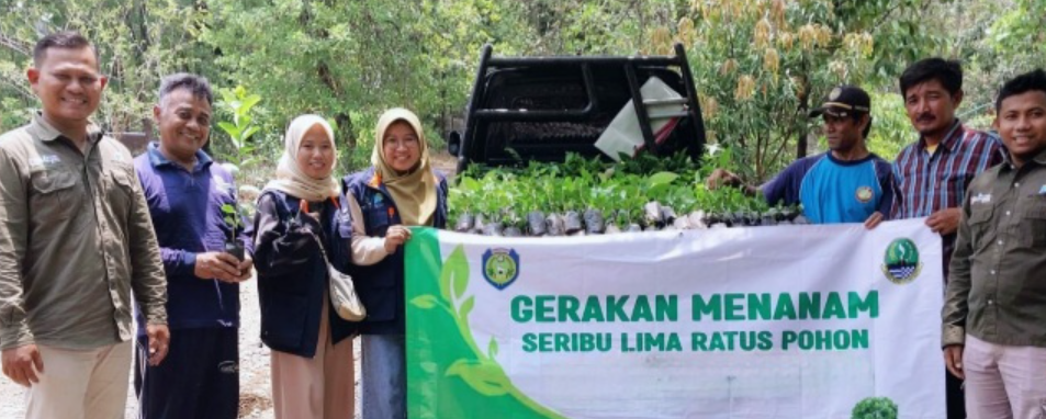 Aksi Peduli Lingkungan, Patriot Desa Kabupaten Indramayu Tanam 1500 Bibit Pohon